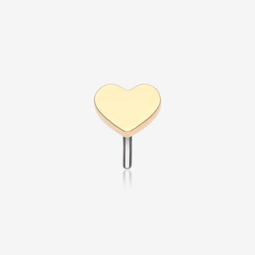 Implant Grade Titanium OneFit Threadless Golden Heart Top Part